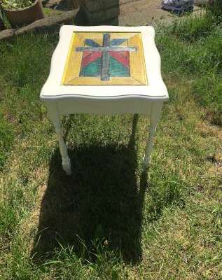 Upcycled occasional table