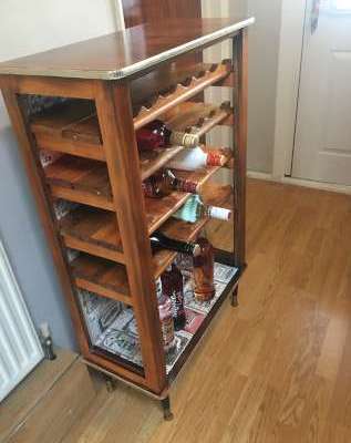 up-cycled drink storage&nbsp;cabinet