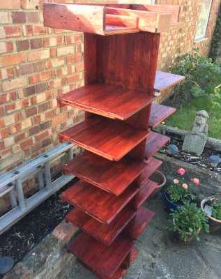 hand made shoe rack&nbsp;tower
