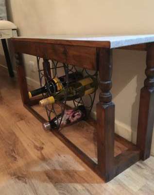 wine rack side&nbsp;table