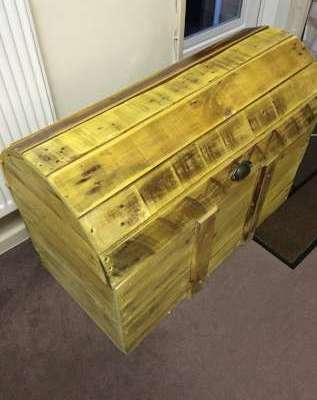 handmade rustic storage treasure&nbsp;chest