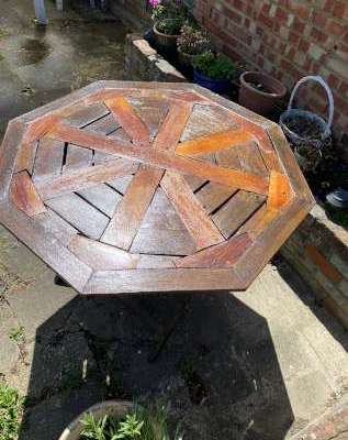 Hand crafted garden&nbsp;table