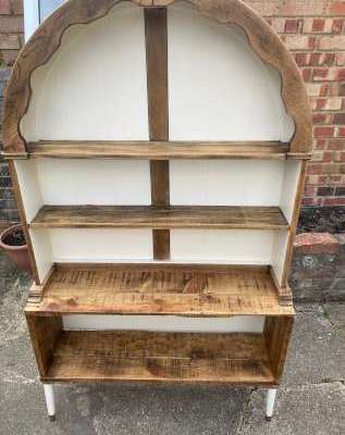 handmade/repurposed display unit